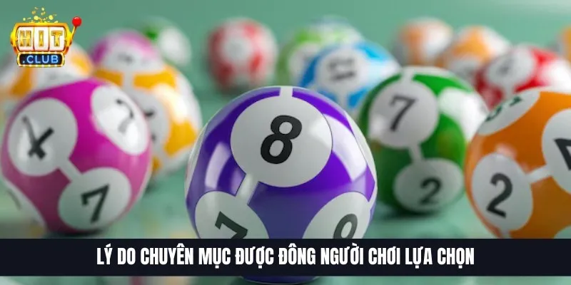 Lý do chuyên mục được đông người chơi lựa chọn