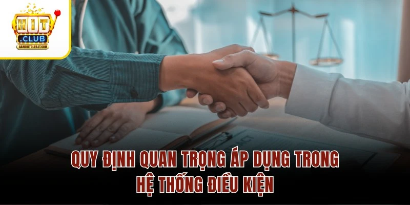 Điều Khoản và Điều Kiện 2 Quy định quan trọng áp dụng trong hệ thống điều kiện